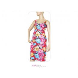 72 Bulk Laddies Knee Length Cotton Summer Dress