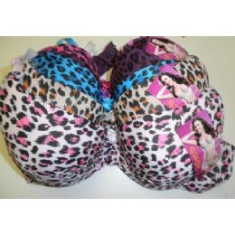 144 Bulk Ladies Padded Bra In Assortment Prints