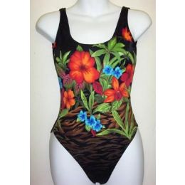 36 Bulk Ladies 1 Pc Swimwear