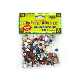 50 Bulk MultI-Color Rhinestone Set