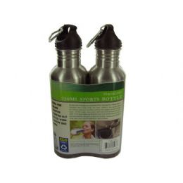 4 Bulk 24 Oz. Stainless Steel Sports Bottle Set