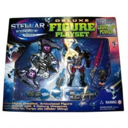 24 Bulk Action Toy Playset That Lights Up (tst)