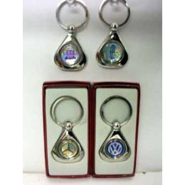 120 Bulk Assorted Car Insignia Keychains