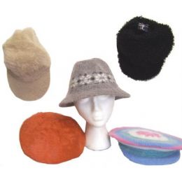 72 Bulk Assorted Ladies Winter Hats