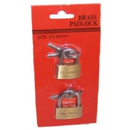 72 Bulk Brass Mini Padlocks