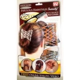 48 Bulk Ez Combs Stretchable Double Combs