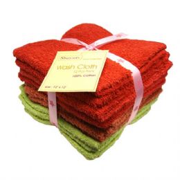 48 Bulk Wash Cloth 12x12 12pk