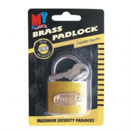 72 Bulk Lock Brass 40mm