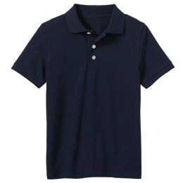 24 Bulk Adult Polo Shirts Navy In Size M