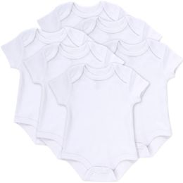 144 Bulk Baby Bodysuit - White Only 3 Months