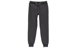 24 Bulk Boy's SweatpantS- Basic Active Fleece Jogger Pants Charcoal Size L(6)