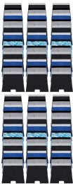 72 Bulk Boys Cotton Underwear Boxer Briefs In Assorted Colors, Size Xlarge