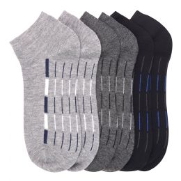432 Bulk Boys Spandex Ankle Socks Size 10-13