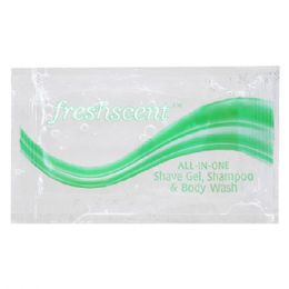 4000 Bulk Freshscent 0.34 Oz. Shampoo Shave Lotion And Body Wash