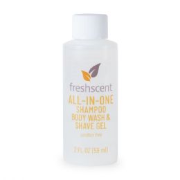 576 Bulk Freshscent 2 Oz. Shampoo/shave Gel Body Wash 3 In 1