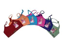 24 Bulk Girl's Spaghetti Strap Training Bra Size M