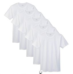 72 Bulk Men's Fruit Of The Loom 100% Cotton White T-Shirt, Size 3xl