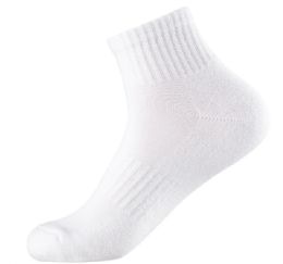 216 Bulk Knocker Men's Half Cushioned Quarter Socks With Arch Support Size 10-13