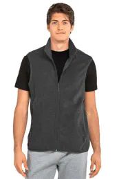 12 Bulk Knocker Men's Polar Fleece Vest Size 3XL