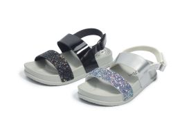 12 Bulk Little Kid's Sandals In Grey
