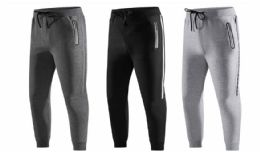 24 Bulk Men's Fashion Fleece Sweatpants Pack B