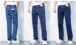 12 Bulk Men's Fashion Heavy Jeans Asst Colors Package B