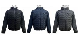 12 Bulk Men's Fashion Randor Jacket - Charcoal - Pack B