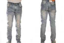 12 Bulk Men's Fashion Stretch Denim Jeans Pack A