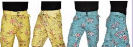 24 Bulk Men's Floral Printed Cargo Short