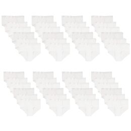 48 Bulk Men's Hanes Cotton Underwear Briefs In White Size 4xlarge
