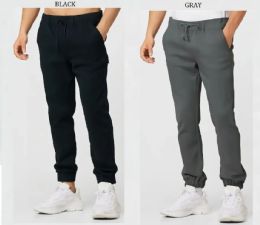 12 Bulk Men's Hyper Stretch Jogger In Assorted Colors Pack A