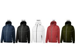 24 Bulk Men's Puffer Jacket With Fur Lining