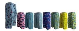 48 Bulk Men's Swim Short With Lining Assorted Colors Pack A