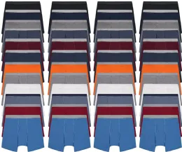 60 Bulk Men's Cotton Underwear Boxer Briefs In Assorted Colors Size 2xlarge