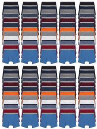 120 Bulk Men's Cotton Underwear Boxer Briefs In Assorted Colors Size Medium