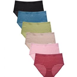 216 Bulk Mopas Ladies No Show Brief Panty Asst Size