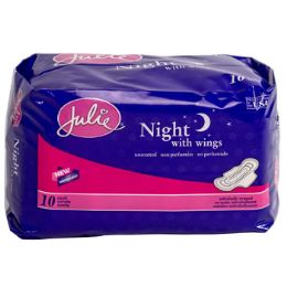 36 Bulk Maxi Pads W/wings 10ct Overnight Absorbancy Unscented Julie Brand#10065c
