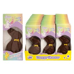 72 Bulk Easter Candy Little Beauty Chocodecorated Bunny 1-Oz Boxed/pdqin Window Box