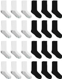 3600 Bulk Hanes Boys Assorted Color Crew Socks Size 5-6.5