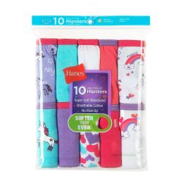 480 Bulk Hanes Girls Cotton Hipster Underwear Size 12