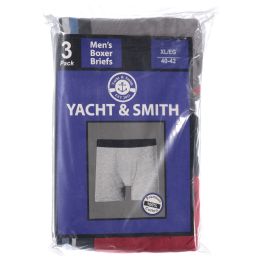 720 Bulk Yacht & Smith Mens Cotton Boxer Brief Underwear Size L