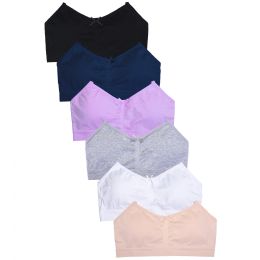 216 Bulk Sofra Girl's Seamless Training Bra Size S/M Age 7 to 11