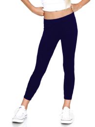 36 Bulk Sofra Girls Fleece Lined Leggings In Red