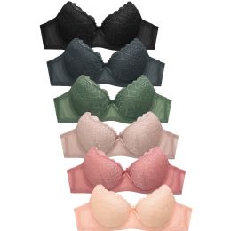 288 Bulk Sofra Ladies Full Cup Lace Bra Cup C
