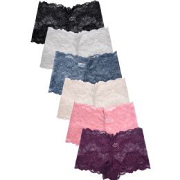 216 Bulk Sofra Ladies Lace Hipster Panty Size S