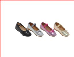 18 Bulk Toddlers Shoes Color Silver