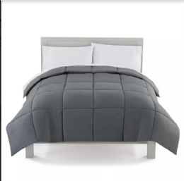 6 Bulk Twin Comforter In Grey