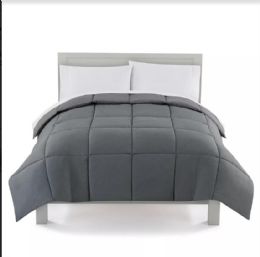 6 Bulk Twin Comforter In Grey 66x86