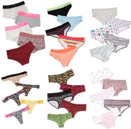 100 Bulk Yacht And Smith Women's Cotton Underwear In Assorted Styles And Sizes