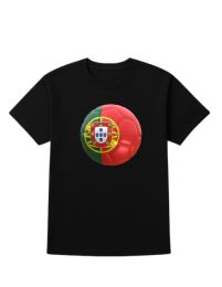 12 Bulk Unisex Cotton Soccer Printed T Shirt Portugal Soccer Printed Tee Size 2X-Large